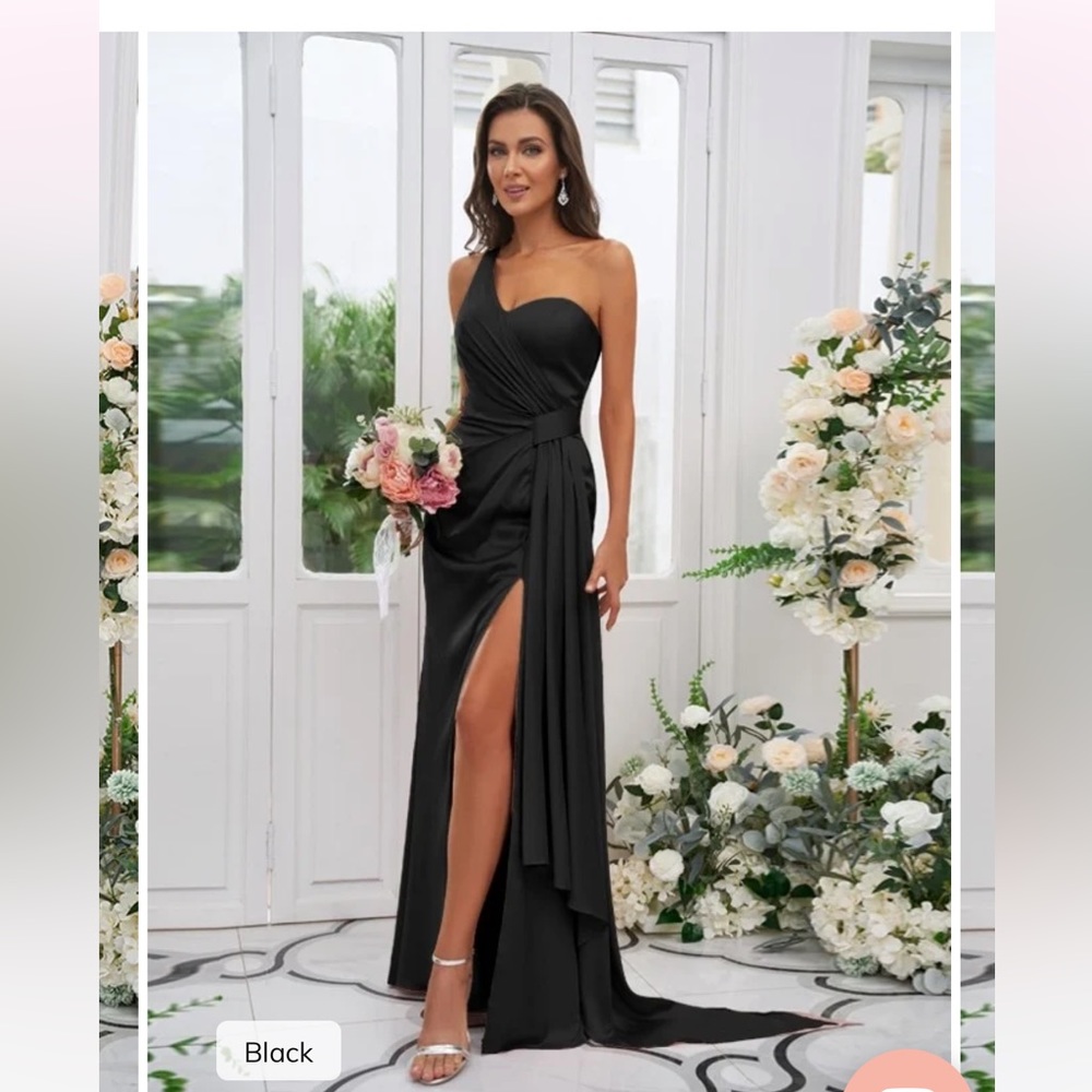 NWT never worn one shoulder gown